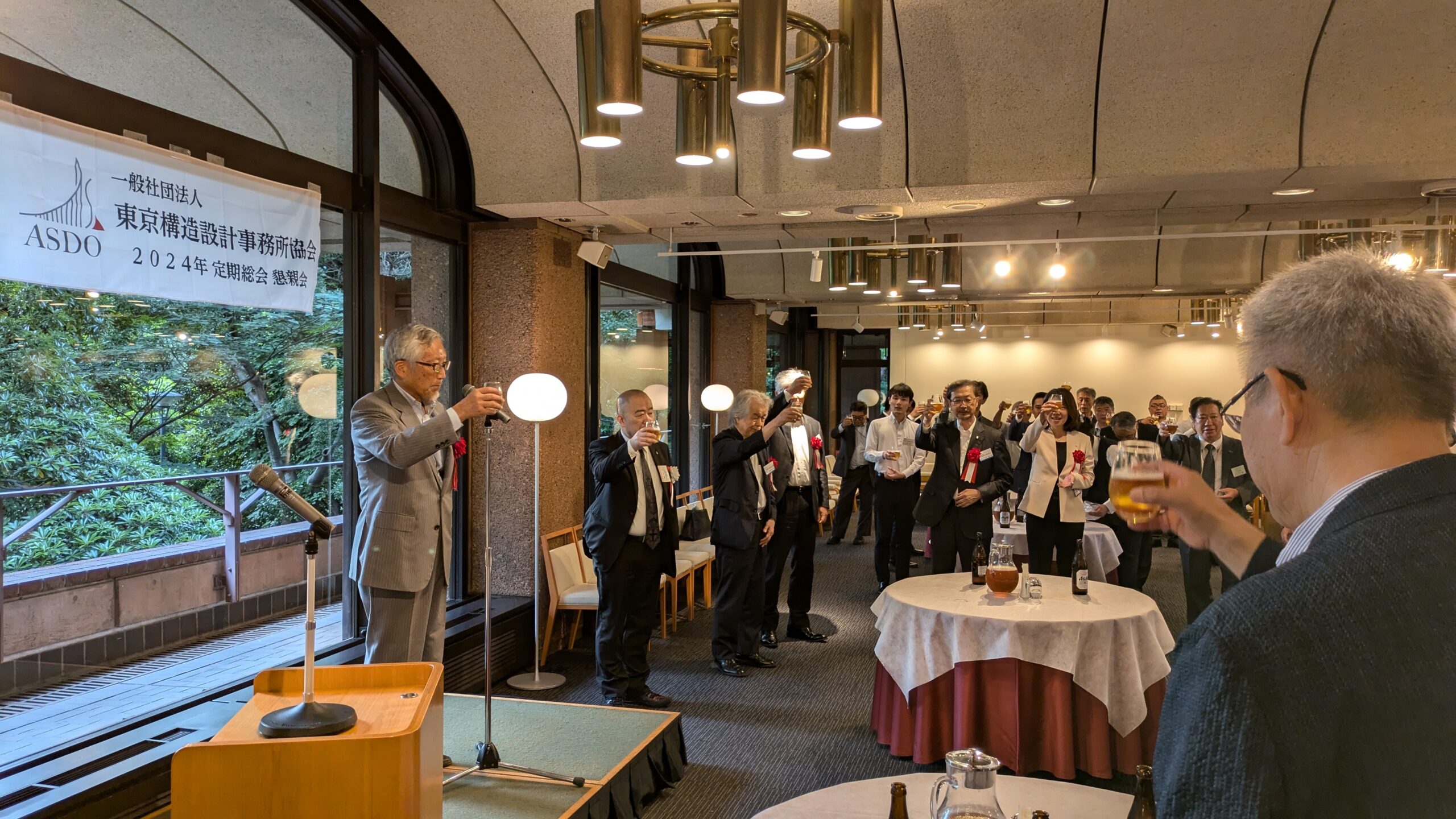 東京大学名誉教授神田先生より乾杯